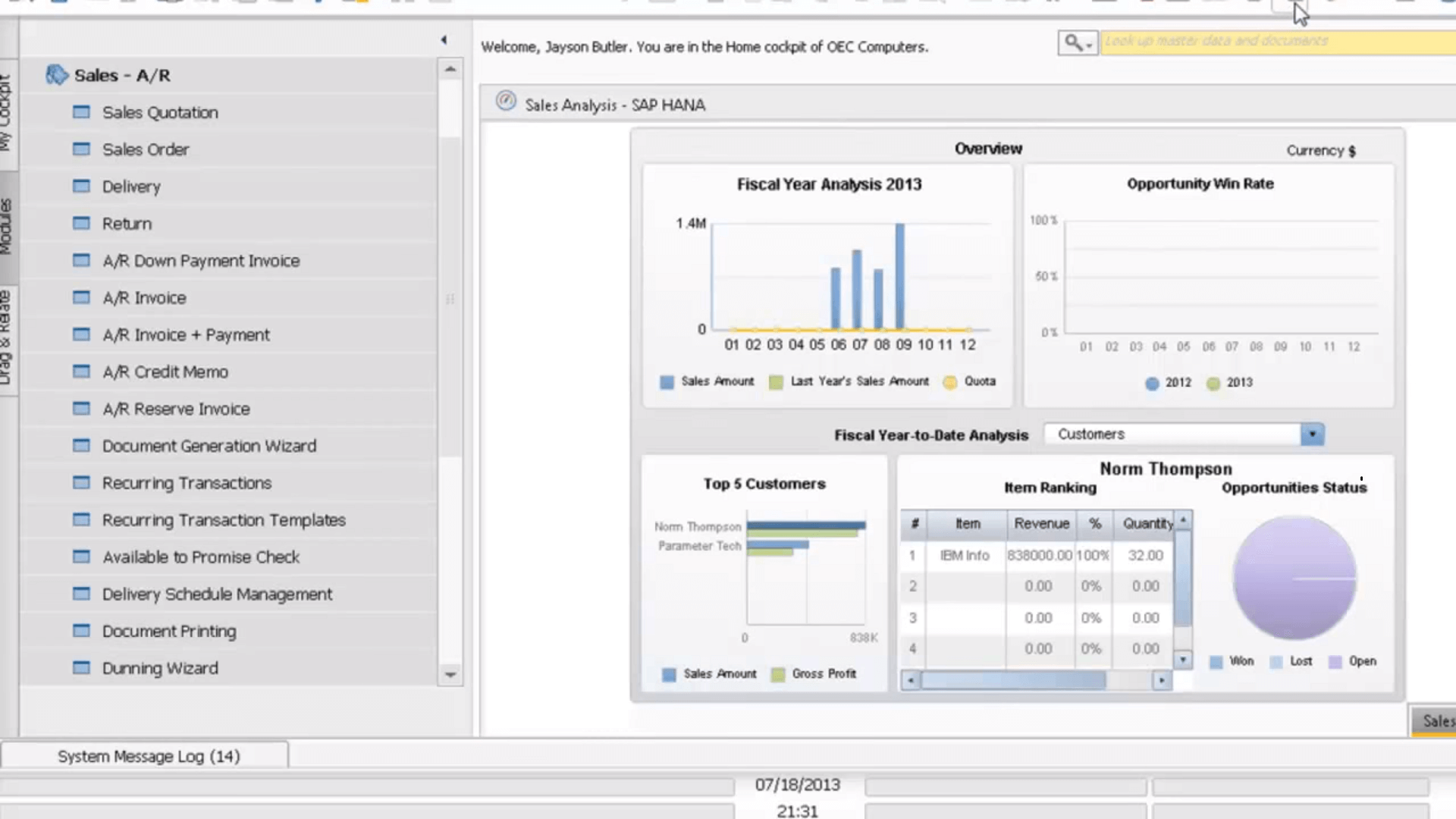 SAP Business One - Hana